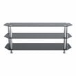 AVF Transitional Steel and Glass TV Stand for up to 60