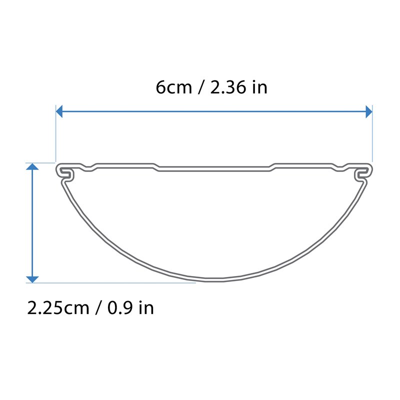 AVF Traditional Plastic Cable Management Wire Hider Kit in White Finish