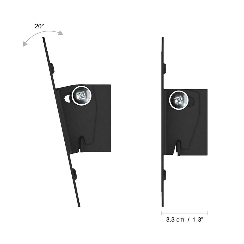 Swift Mount Steel Tilting TV Wall Mount for TVs up to 25