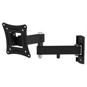 swift mount steel multi-position tv wall mount for tvs up to 25