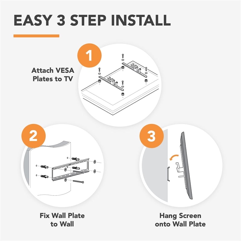 Swift Mount Steel Tilting TV Wall Mount for 26