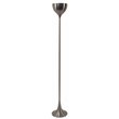 American Home Classic Victoria 1-Light Mid-Century Metal Floor Lamp in Silver