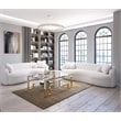 American Home Classic Laurence Metal and Glass Coffee Table in High Polish Gold