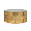 American Home Classic Margot Traditional Metal Coffee Table in Gold Leaf