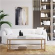 American Home Classic Nina Modern Metal Coffee Table in High Polish Gold