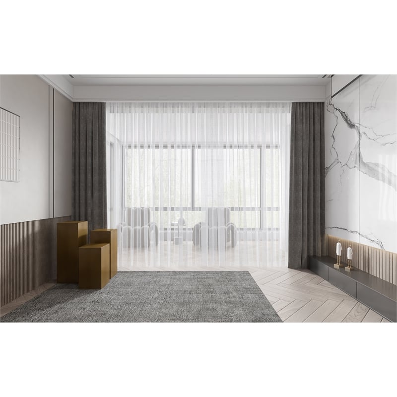 American Home Classic Miami Modern Metal Pedestals in Brushed Brass (Set of 3)