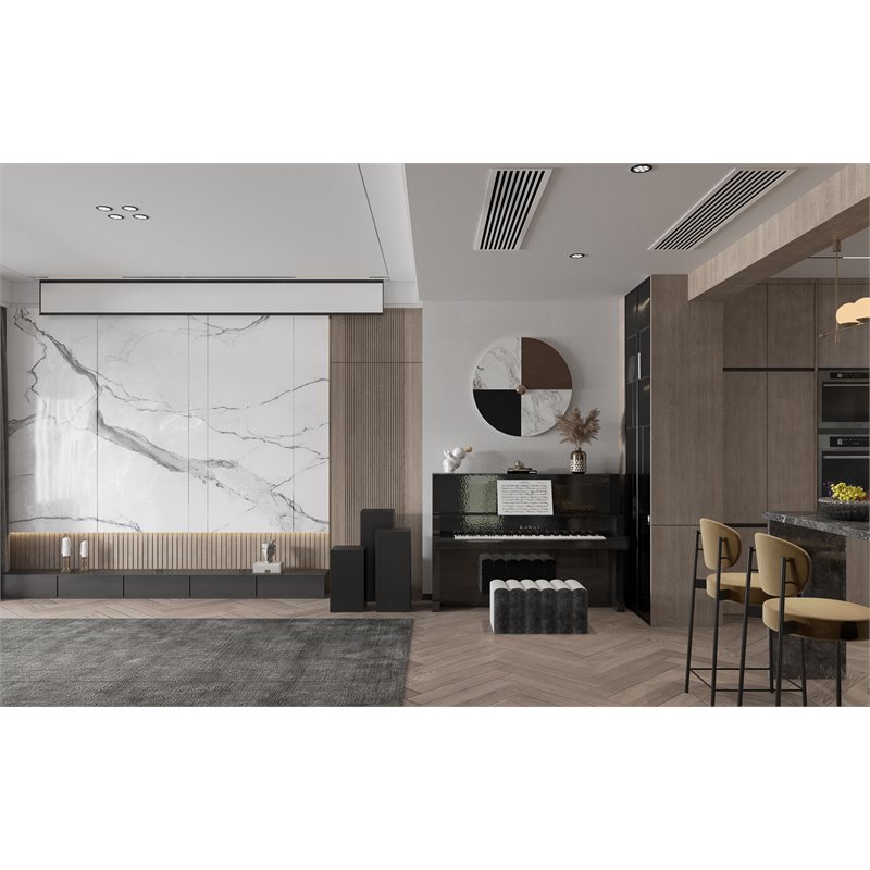 American Home Classic Miami Modern Metal Pedestals in Matte Black (Set of 3)