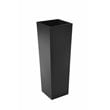 American Home Classic Large Handmade Modern Metal Indoor Planter in Black