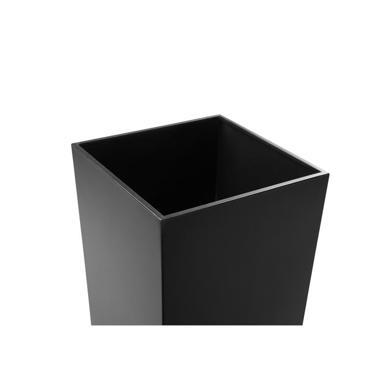 American Home Classic Large Handmade Modern Metal Indoor Planter in Black