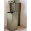American Home Classic Large Handmade Metal Indoor Planter in Brushed Brass