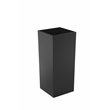 American Home Classic Small Handmade Modern Metal Indoor Planter in Black