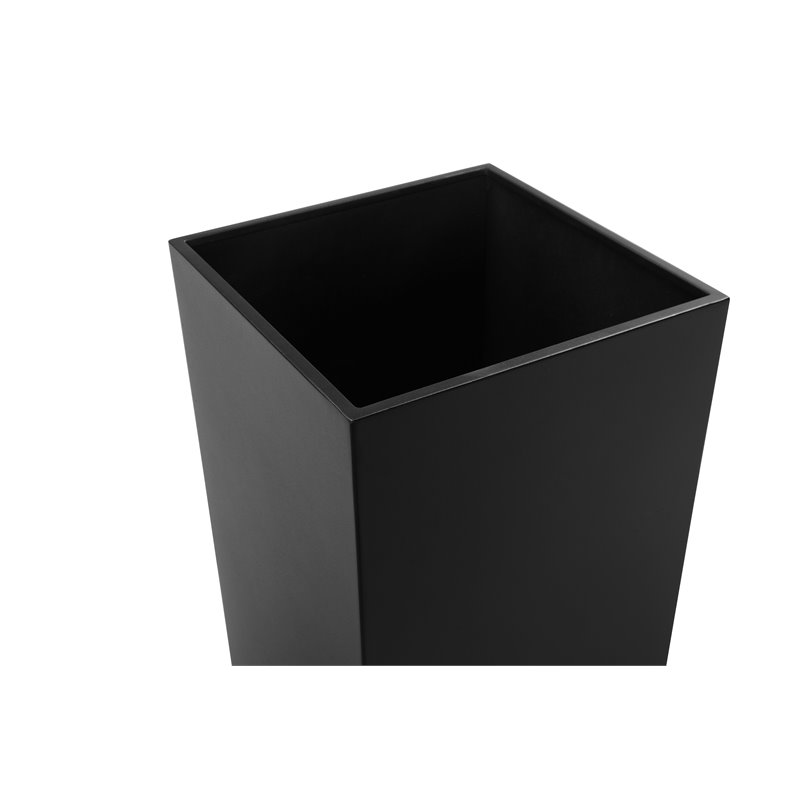American Home Classic Small Handmade Modern Metal Indoor Planter in Black