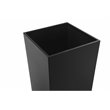 American Home Classic Small Handmade Modern Metal Indoor Planter in Black