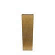 American Home Classic Small Handmade Metal Indoor Planter in Brushed Brass