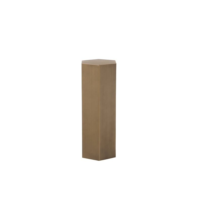 Vice Pedestal Set of 3 in Brass - 11