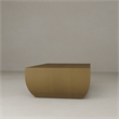American Home Classics Spencer Modern Stainless Steel Coffee Table in Brass