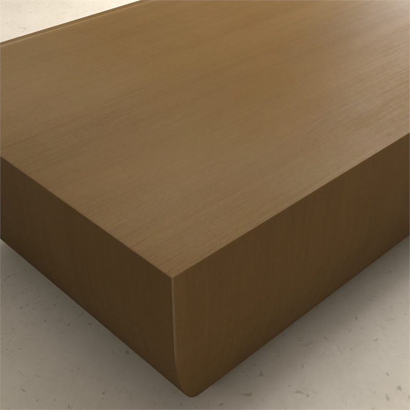 American Home Classics Spencer Modern Stainless Steel Coffee Table in Brass