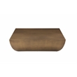 American Home Classics Spencer Modern Stainless Steel Coffee Table in Brass