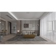 American Home Classics Spencer Modern Stainless Steel Coffee Table in Brass