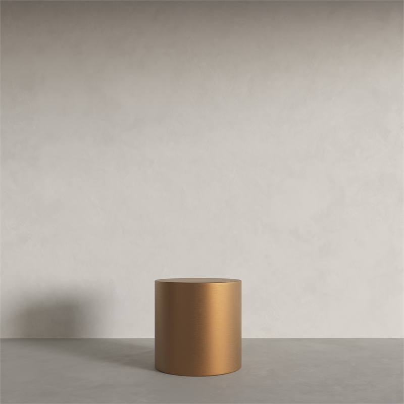 Uma Side Table in Brass