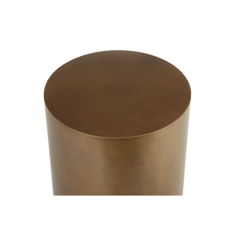 Uma Side Table in Brass