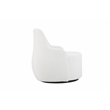 Dorian Swivel Chair in Ivory Boucle