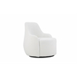 Dorian Swivel Chair in Ivory Boucle