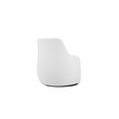 Dorian Swivel Chair in Ivory Boucle