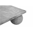Dani Rectangle Coffee Table Medium In Light Grey Concrete