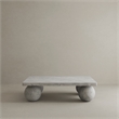 Dani Rectangle Coffee Table Medium In Light Grey Concrete