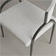Sansa Dining Chair in Ivory Boucle