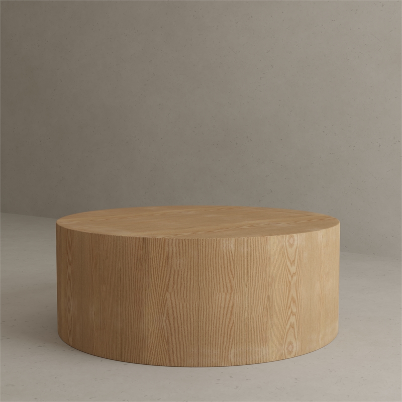 American Home Classic Dax Modern Solid Wood Coffee Table in Ash