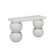 Dani Console Table Large in Ivory Concrete