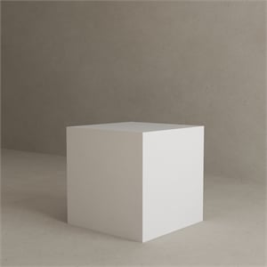 Bev Large Side Table in Ivory