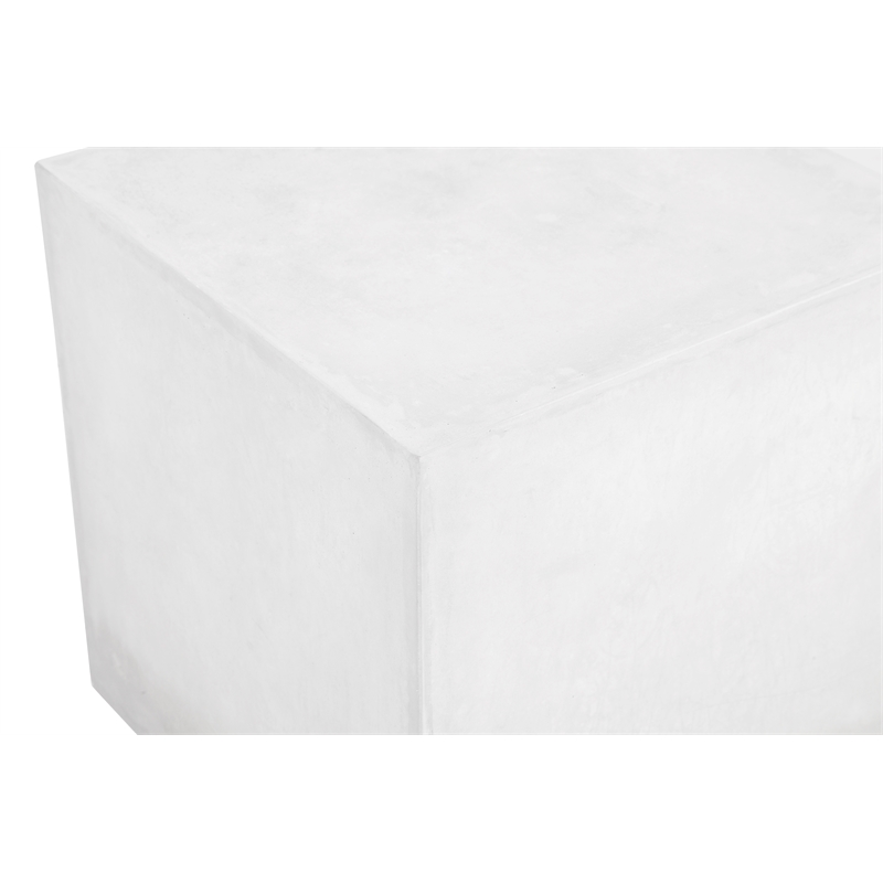 Bev Large Side Table in Ivory
