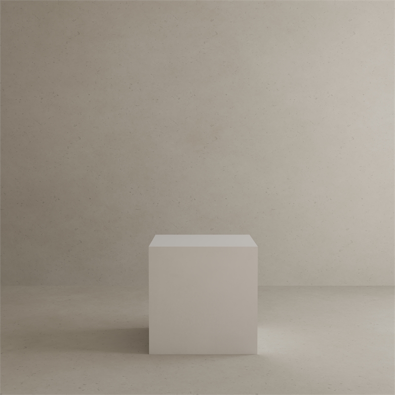 Bev Large Side Table in Ivory