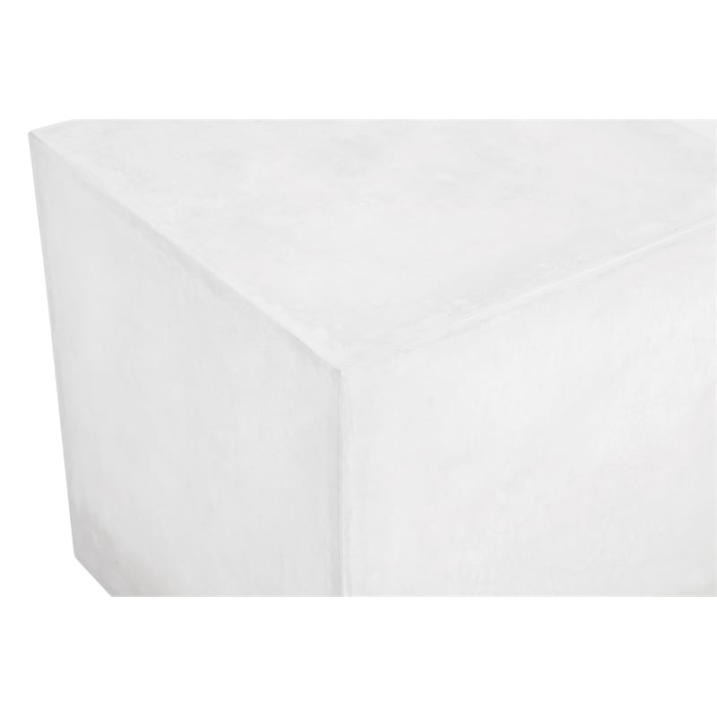 Bev Small Side Table in Ivory