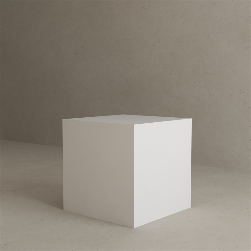 Bev Small Side Table in Ivory