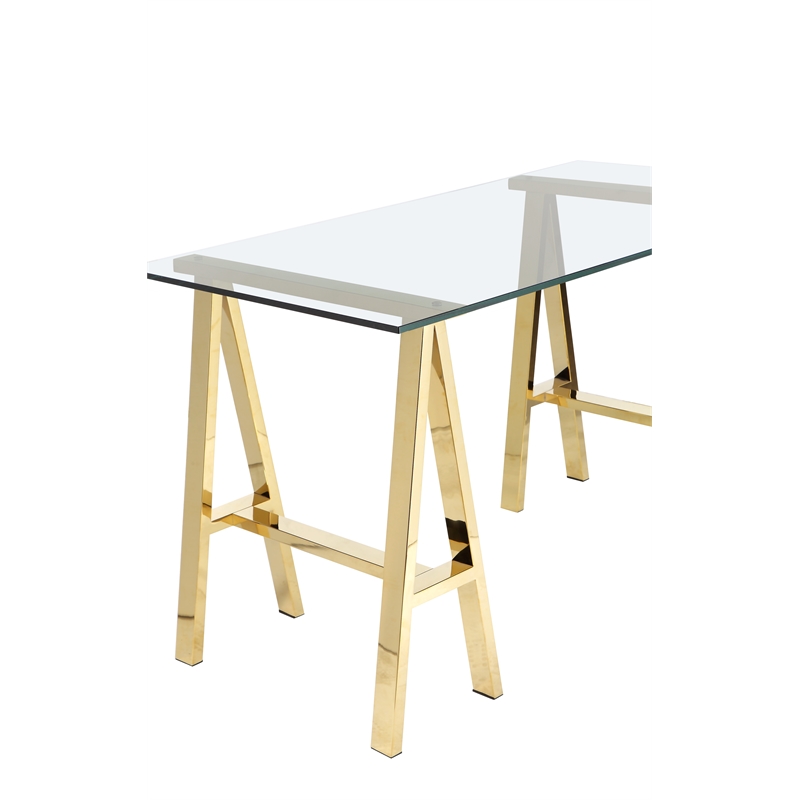 Brady Desk  Extra Small Gold
