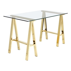 Brady Desk  Extra Small Gold