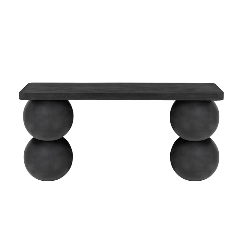 Dani Console Table Extra Large in Black