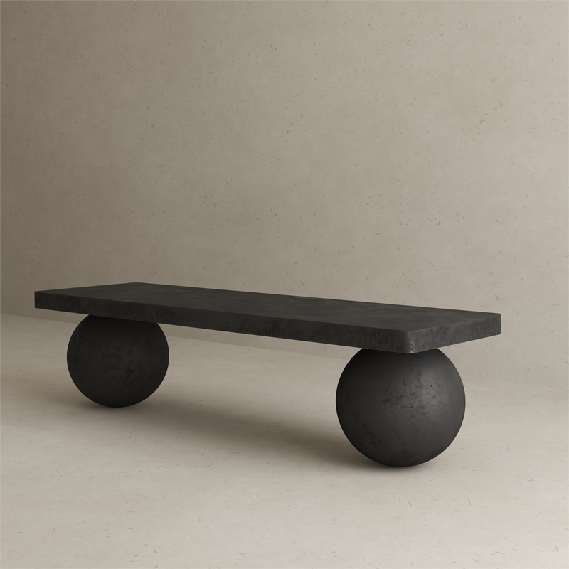 Dani Media Table Extra Large in Black