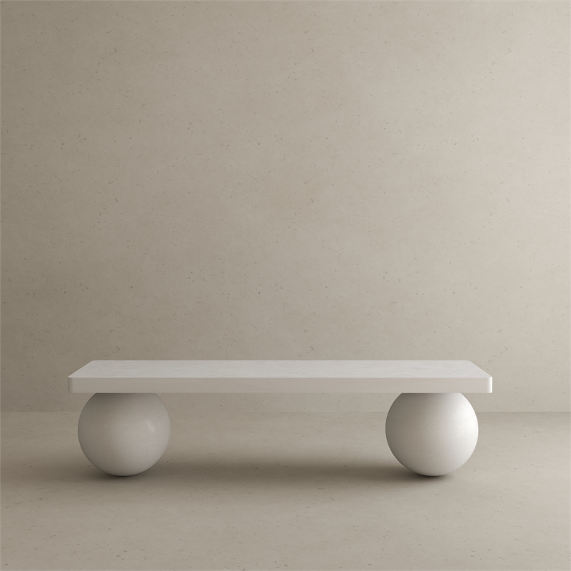 Dani Media Table Extra Large in Ivory