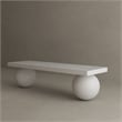 Dani Media Table Extra Large in Ivory