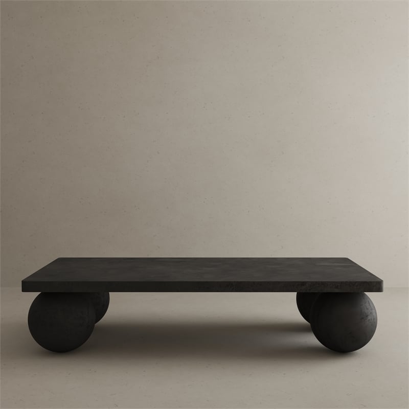 Dani Rectangle Coffee Table Large In Black