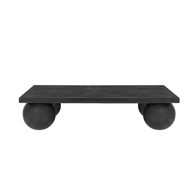 Dani Rectangle Coffee Table Large In Black