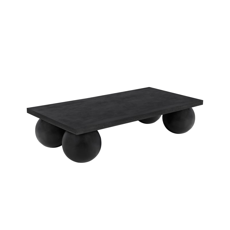 Dani Rectangle Coffee Table Large In Black