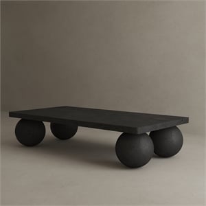Dani Rectangle Coffee Table Large In Black