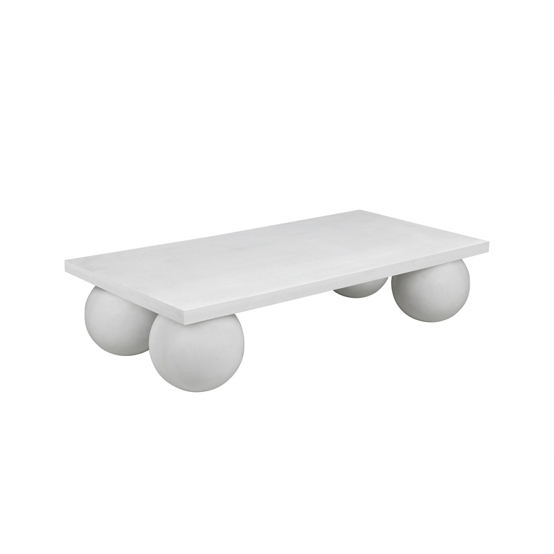 Dani Rectangle Coffee Table Large In Ivory