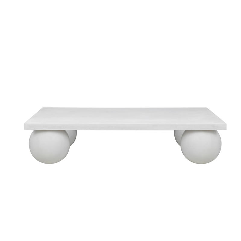 Dani Rectangle Coffee Table Large In Ivory